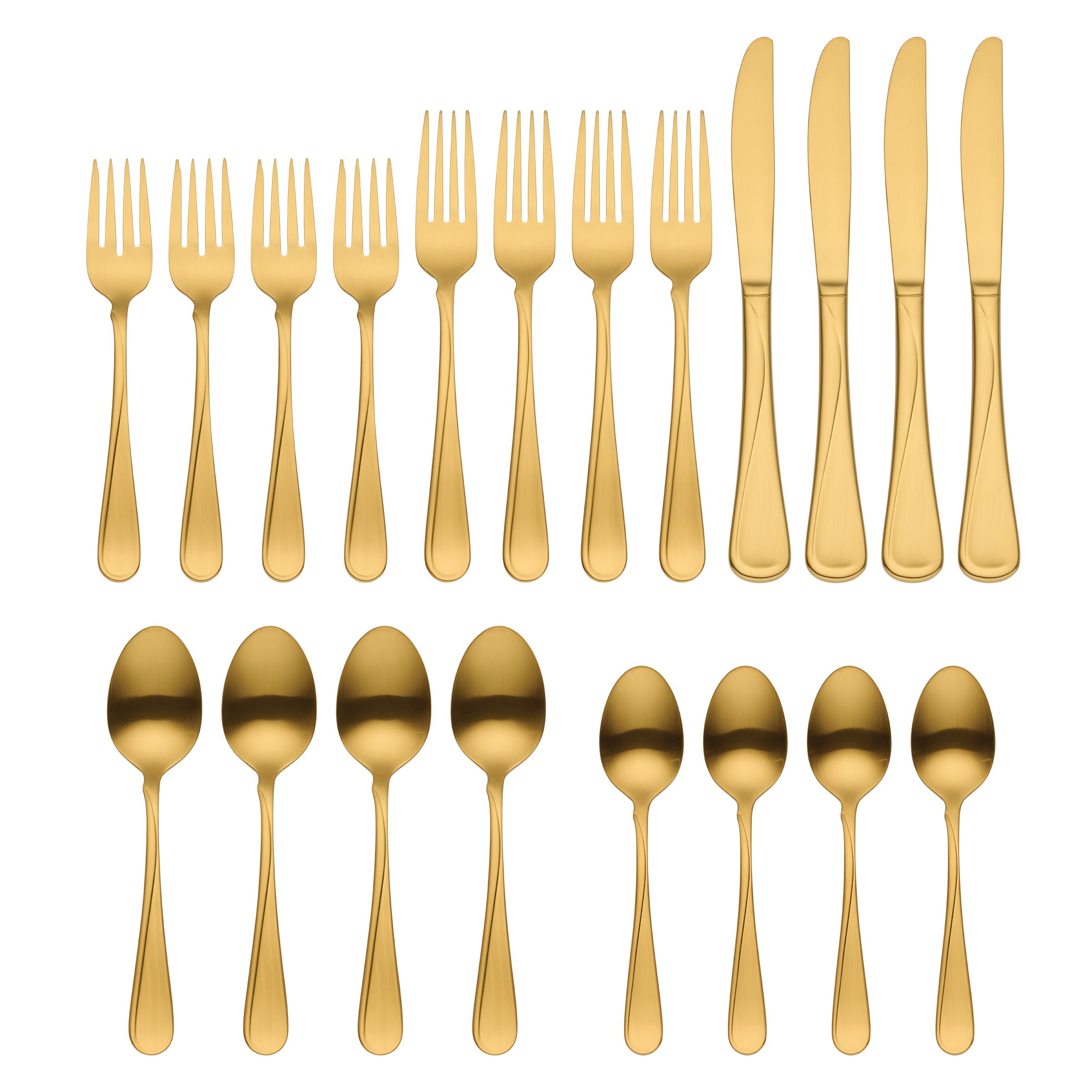 Lenox Heritage Lenox Heritage Flight Gold Satin 20-Piece Flatware Set - Image 2
