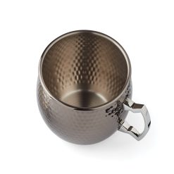 Alternative view of Lenox Heritage Lenox Heritage Hammered Black Moscow Mule Mugs, Set of 2
