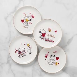 Lenox Heritage Lenox Heritage Snoopy Valentine's Day Accent Plates, Set of 4