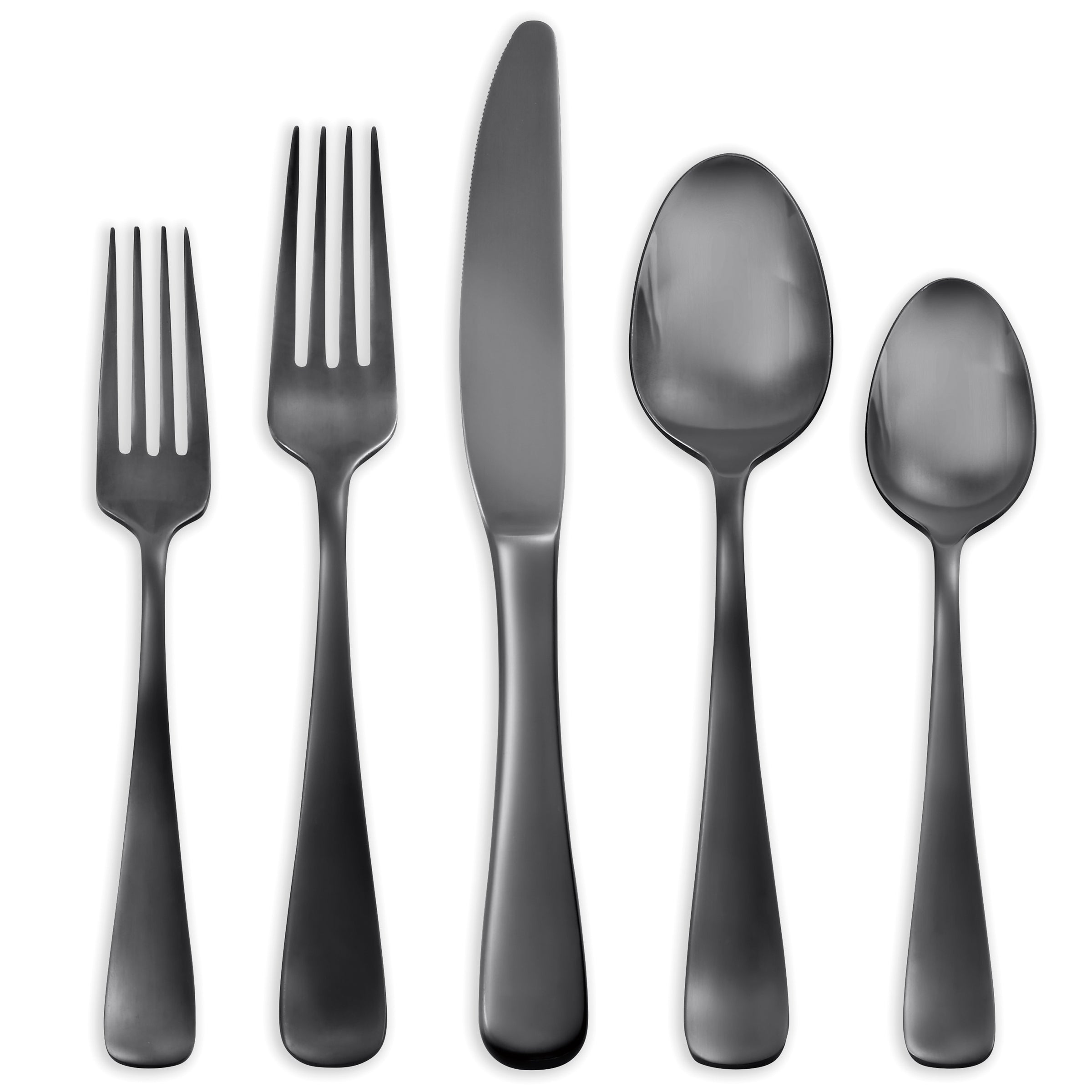 Lenox Heritage Lenox Heritage Opera Black Titanium 30-Piece Flatware Set