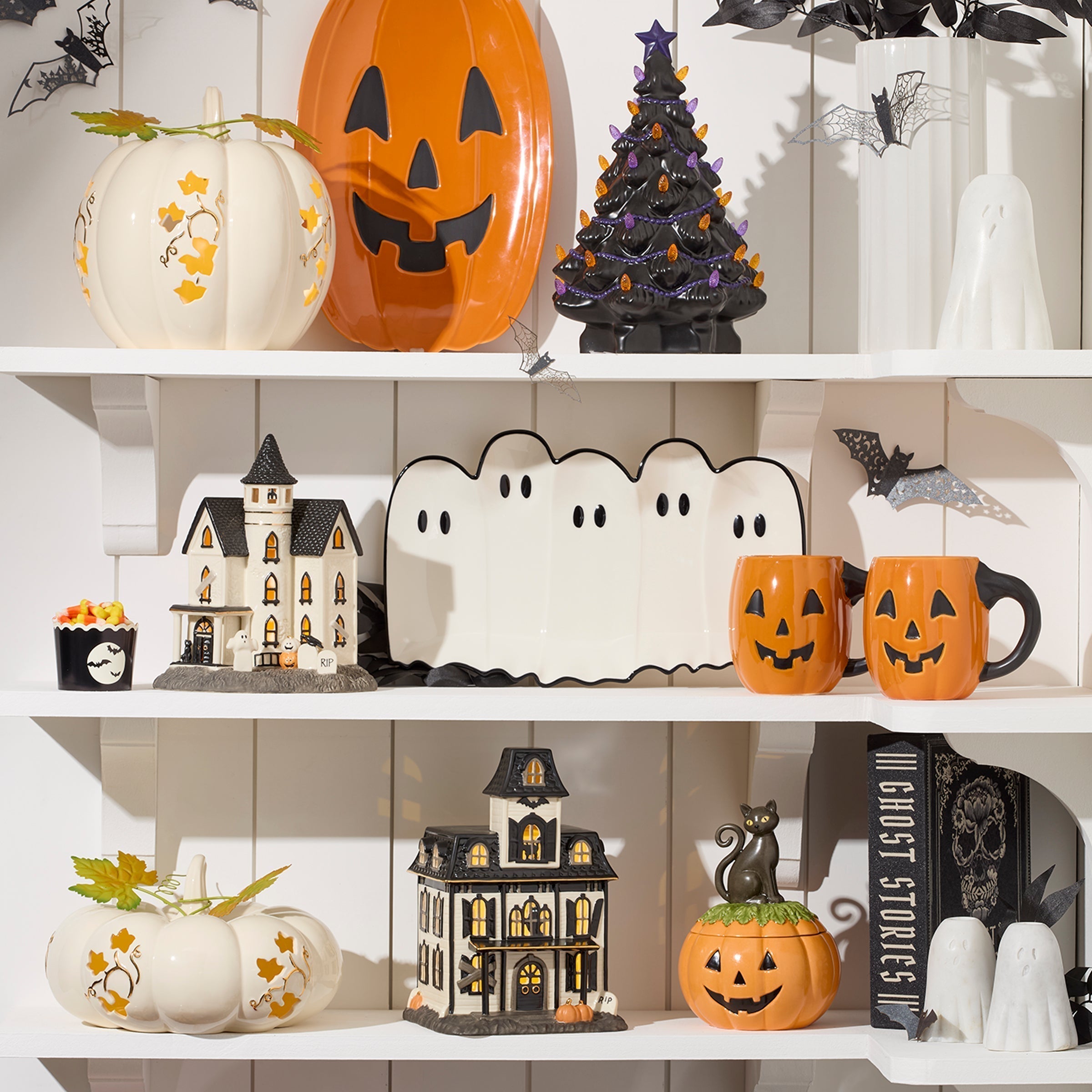 Lenox Heritage Lenox Heritage Haunted Halloween Covered Candy Jar - Image 5