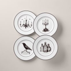 Lenox Heritage Lenox Heritage Vintage Halloween Dessert Plates, Set of 4