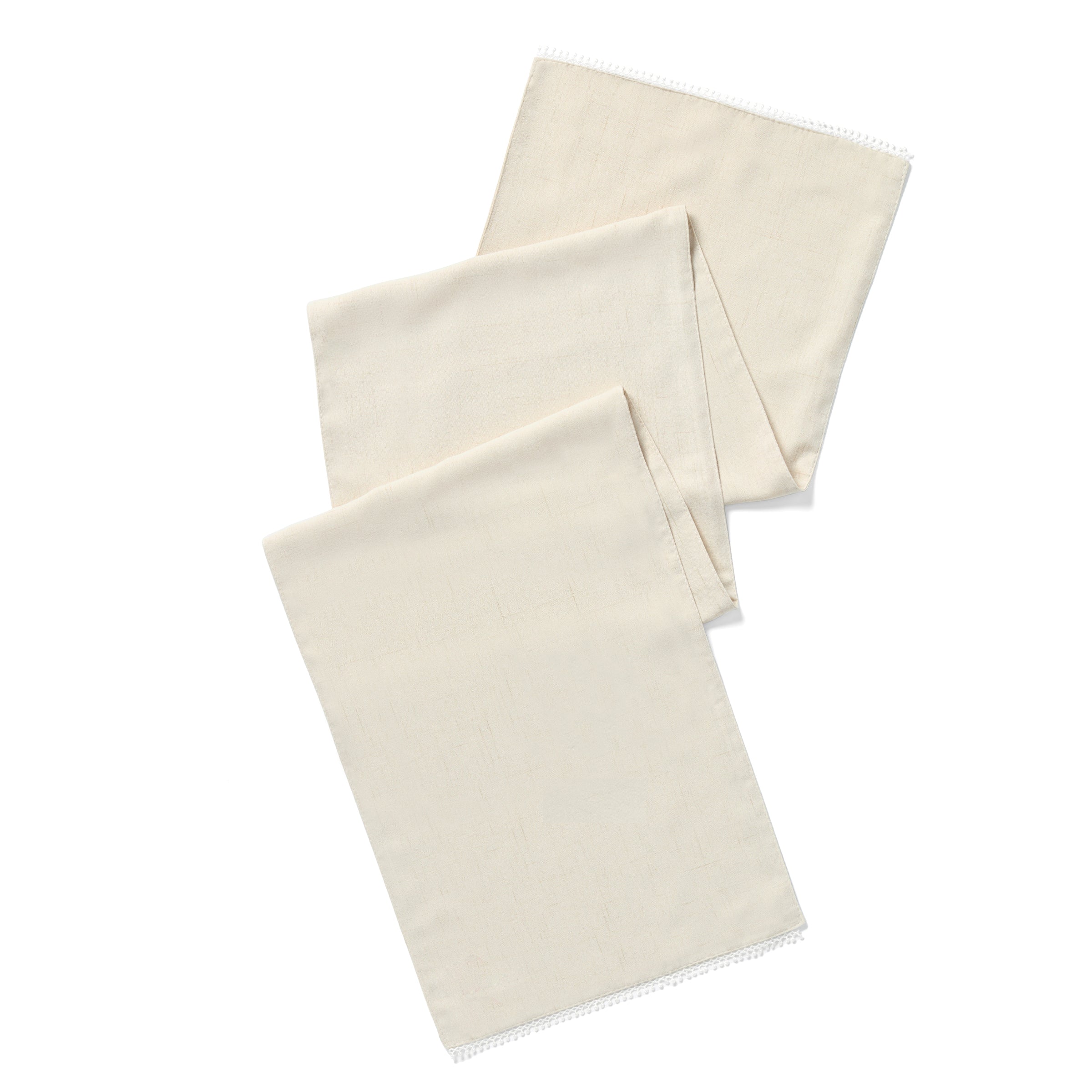 Lenox Heritage Lenox Heritage French Perle Natural 70x14 Table Runner - Image 2