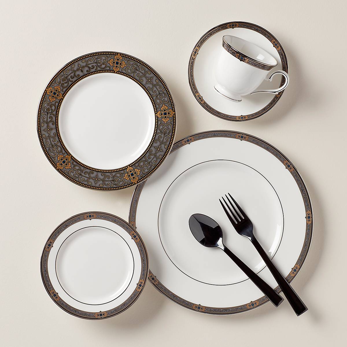 Lenox Heritage Lenox Heritage Vintage Jewel 5-Piece Place Setting