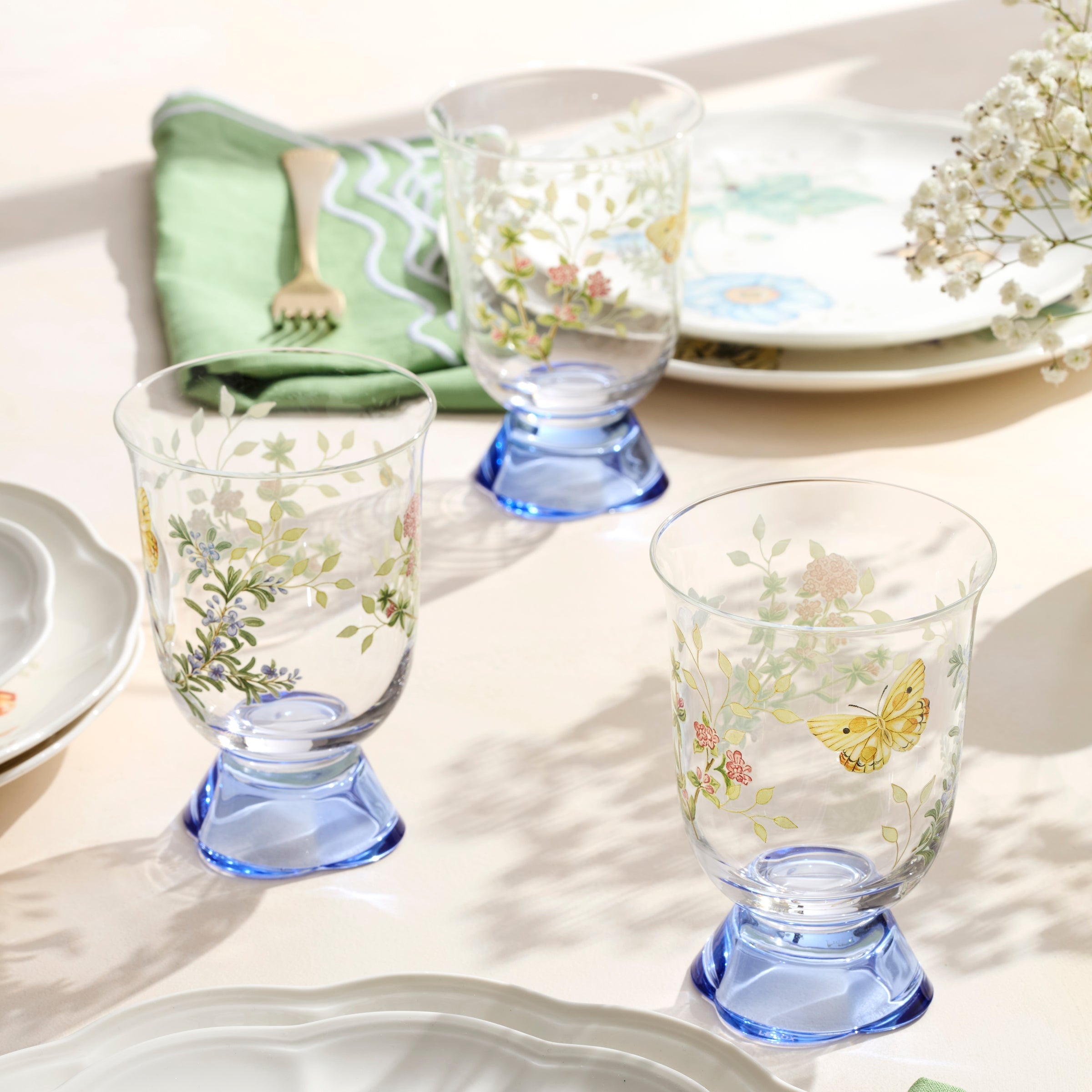 Lenox Heritage Lenox Heritage Butterfly Meadow Herbs Short Tumblers, Set of 4 - Image 2