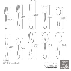Alternative view of Lenox Heritage Lenox Heritage Azalea 45-Piece Flatware Set