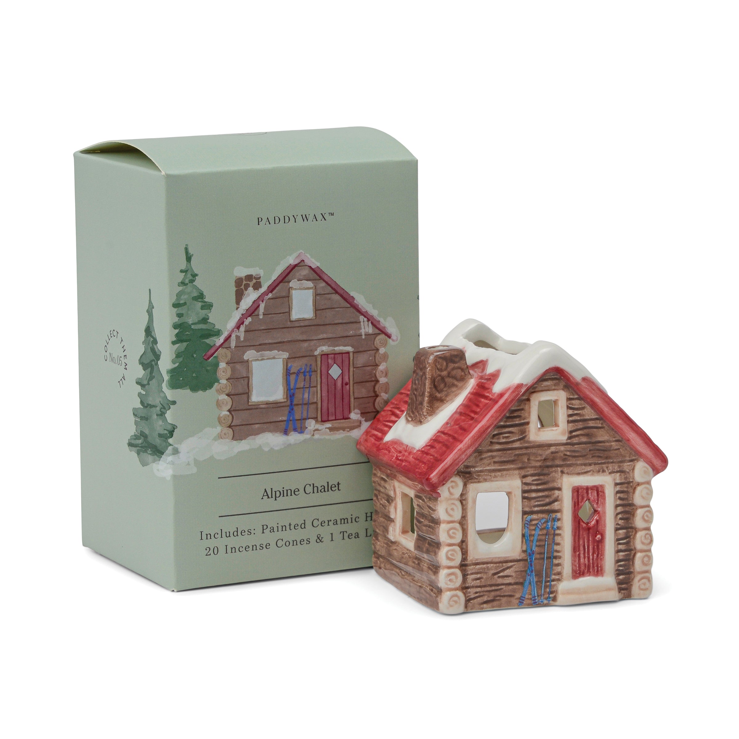 Lenox Heritage Lenox Heritage Alpine Chalet Incense & Tea Light Holder