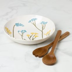 Lenox Heritage Lenox Heritage Wildflowers Salad Bowl with Servers