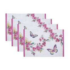 Lenox Heritage Lenox Heritage Butterfly Meadow Floral Placemats, Set of 4