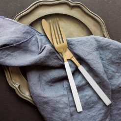 Alternative view of Lenox Heritage Lenox Heritage Marion Gold with White Enamel Handle 5-Piece Place Setting