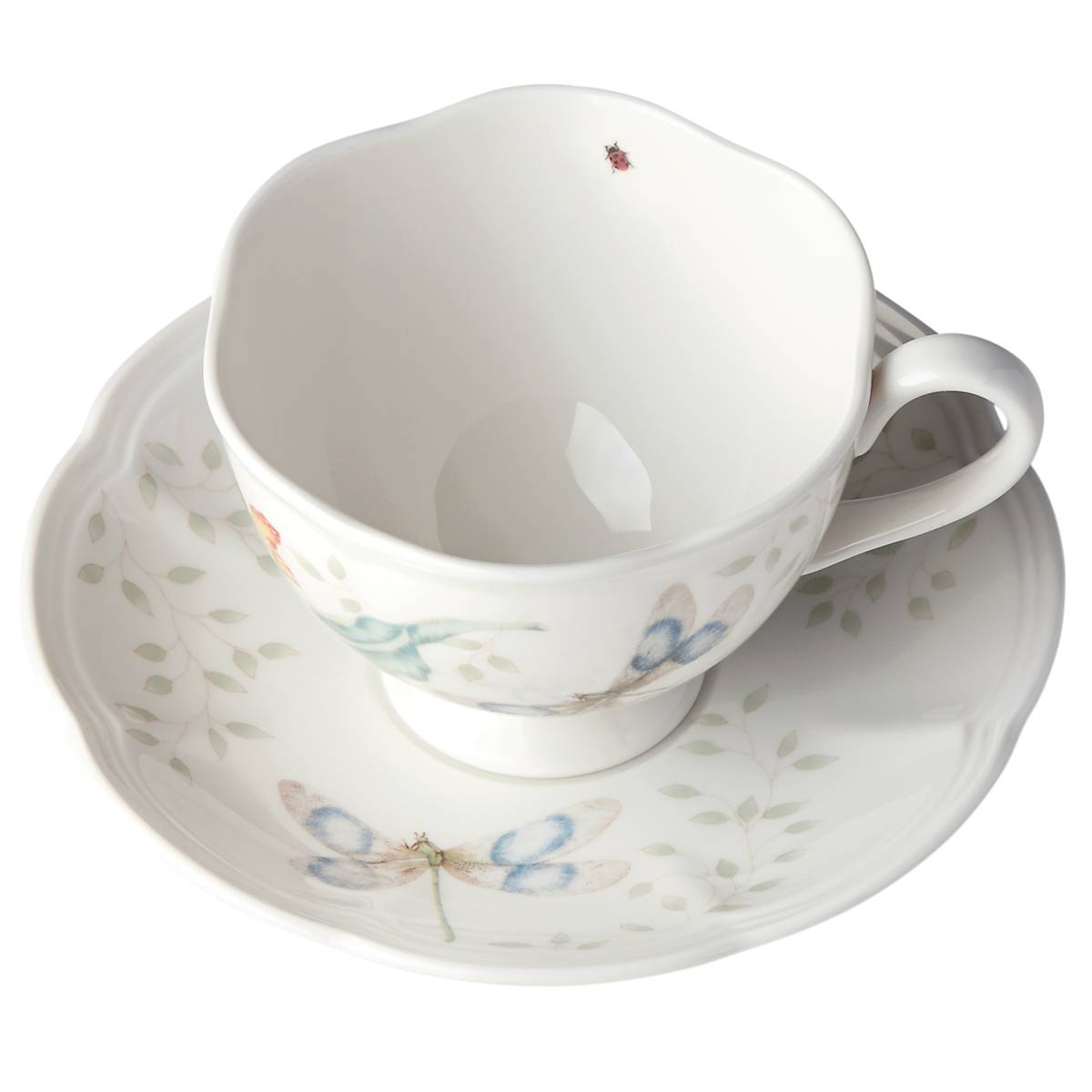 Lenox Heritage Lenox Heritage Butterfly Meadow Dragonfly Cup & Saucer - Image 2