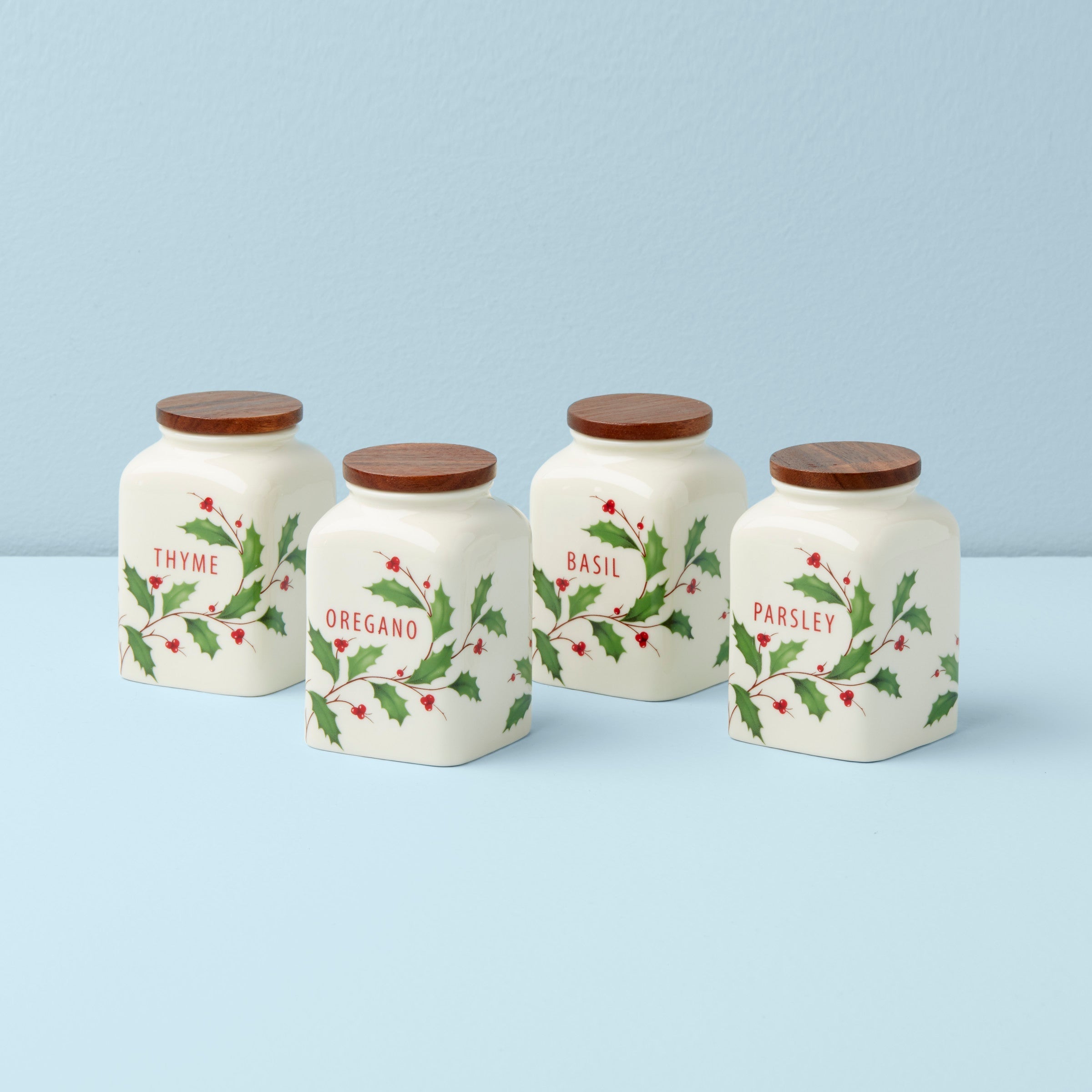 Lenox Heritage Lenox Heritage Holiday Cooking Spice Jars, Set of 4