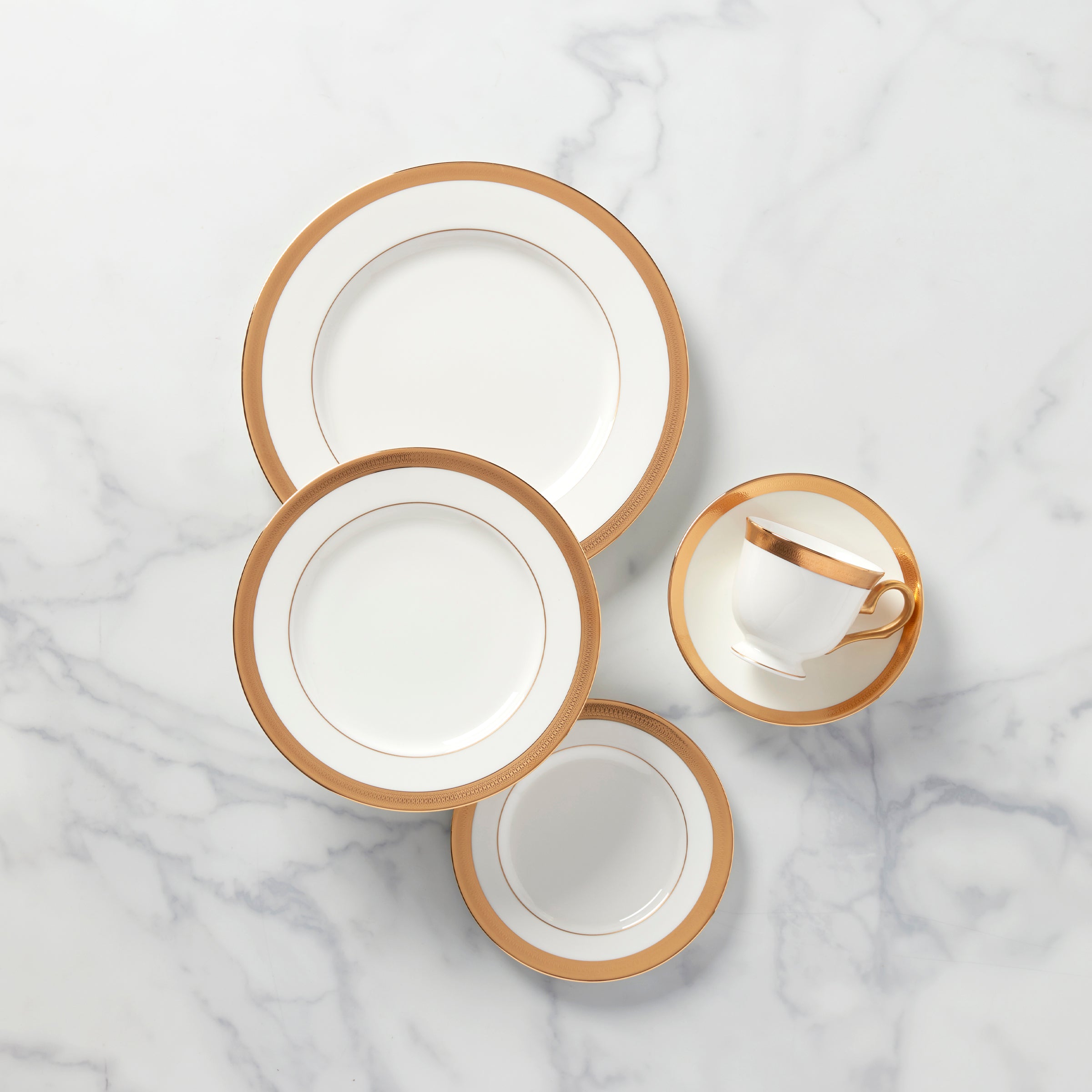 Lenox Heritage Lenox Heritage Lowell White 5-Piece Place Setting