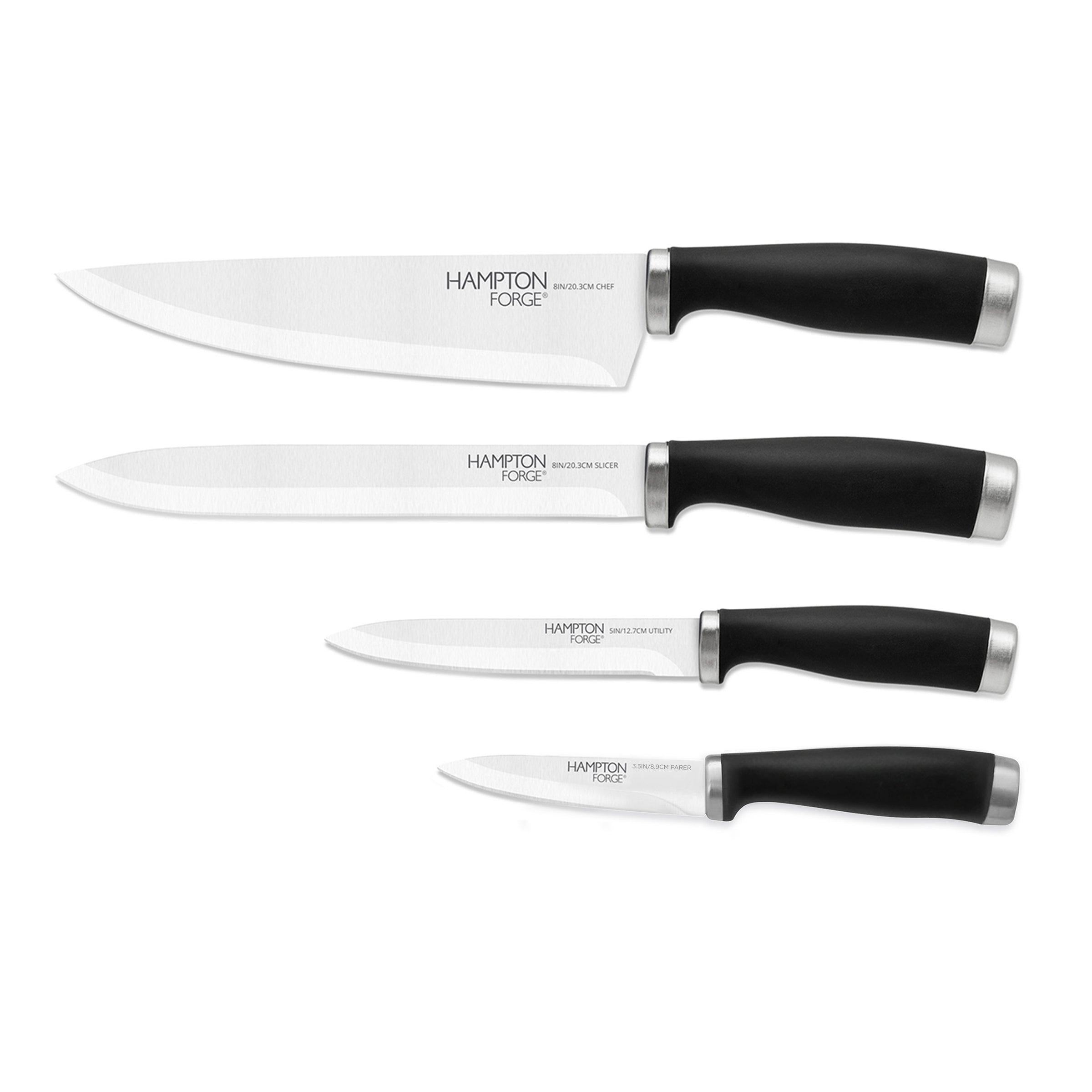 Lenox Heritage Lenox Heritage Epicure Black 4-Piece Soft-Grip Cutlery Set