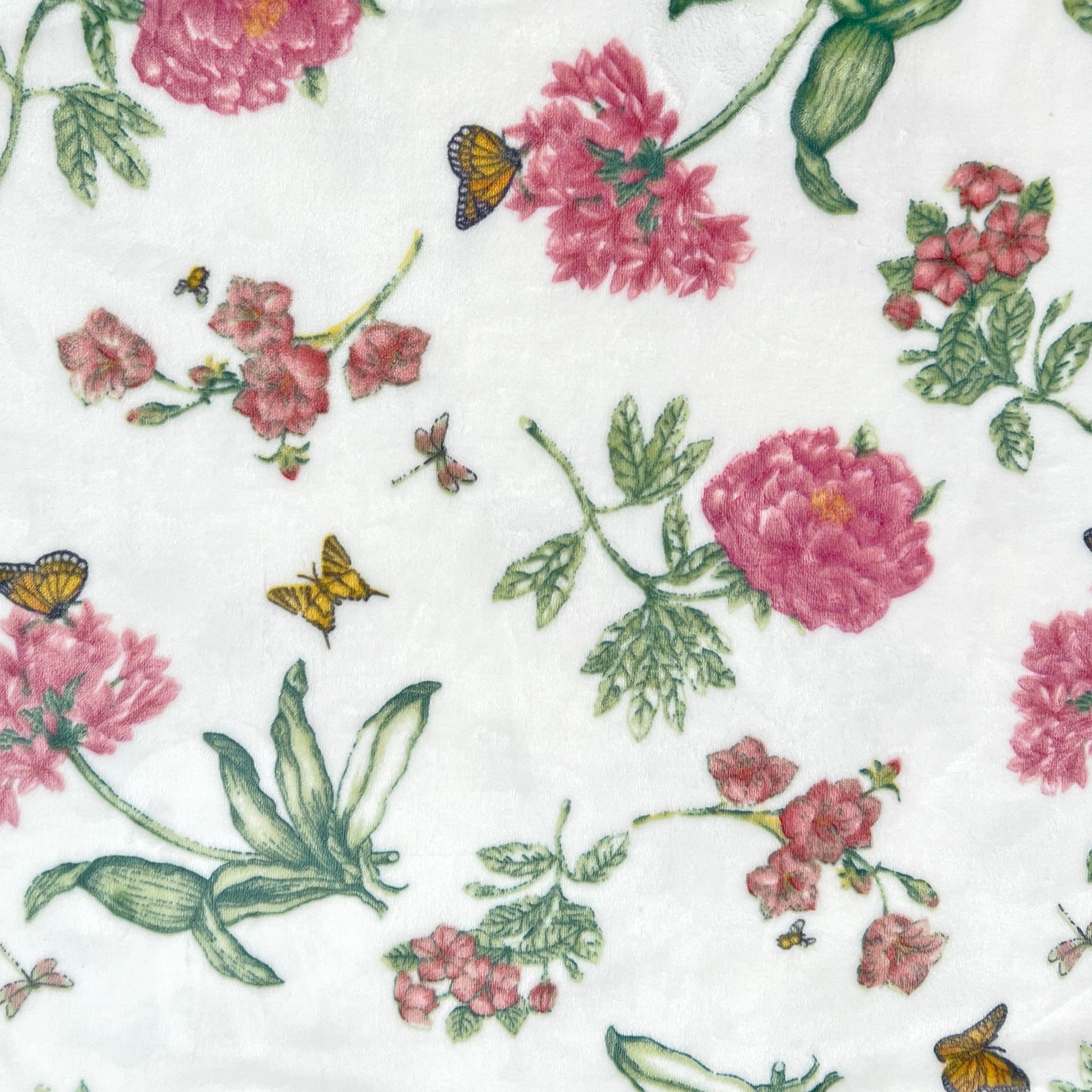 Lenox Heritage Lenox Heritage Butterfly Meadow Bloom Pink Throw Blanket - Image 6
