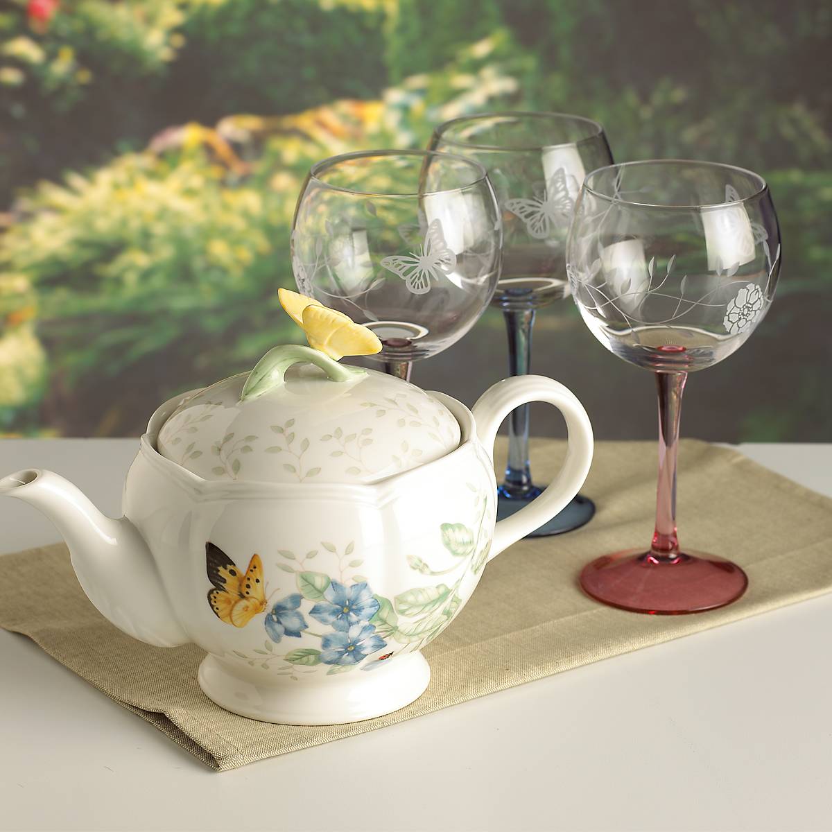Lenox Heritage Lenox Heritage Butterfly Meadow Teapot - Image 7
