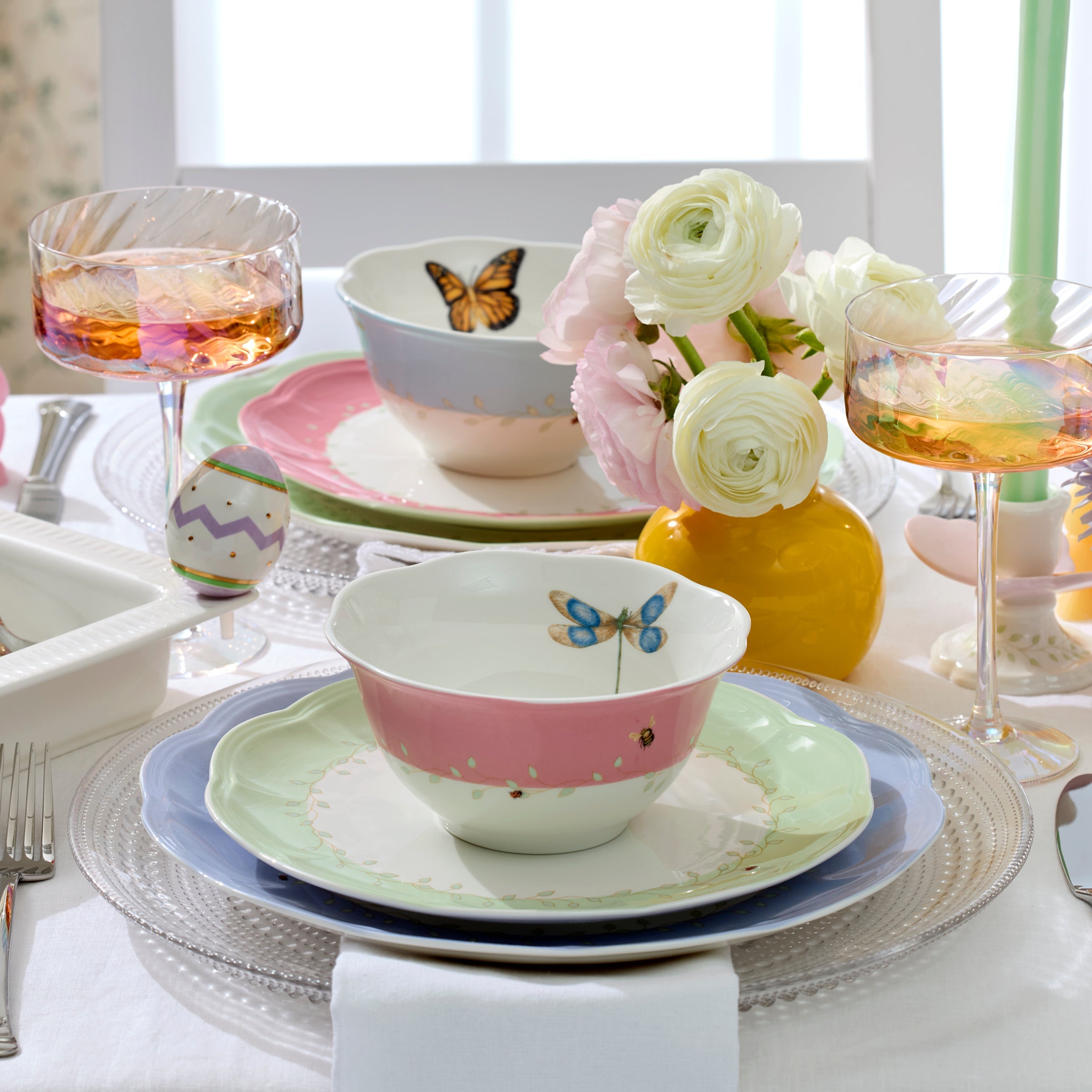 Lenox Heritage Lenox Heritage Butterfly Meadow Colors 18-Piece Dinnerware Set - Image 12