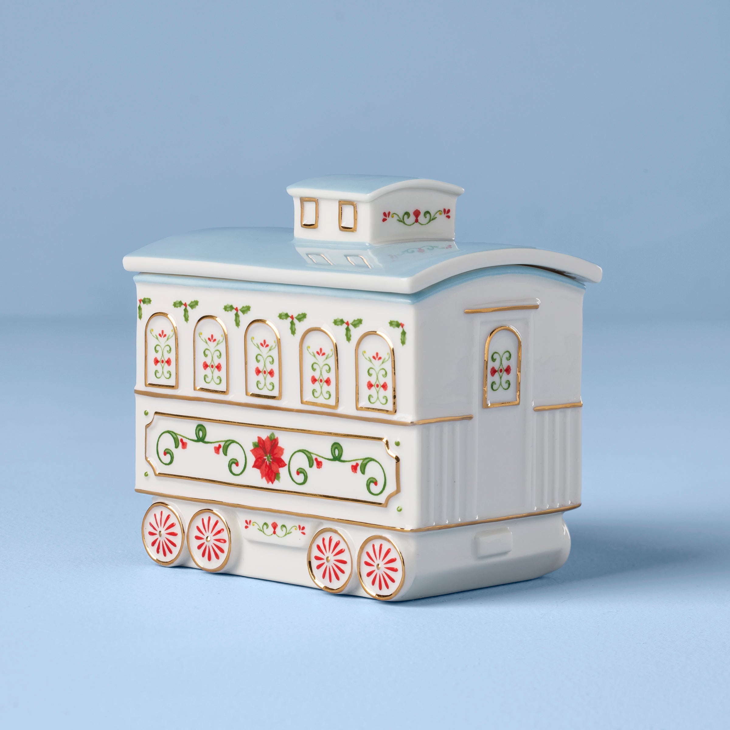 Lenox Heritage Lenox Heritage Lenox Holiday Village Christmas Train Server - Image 8