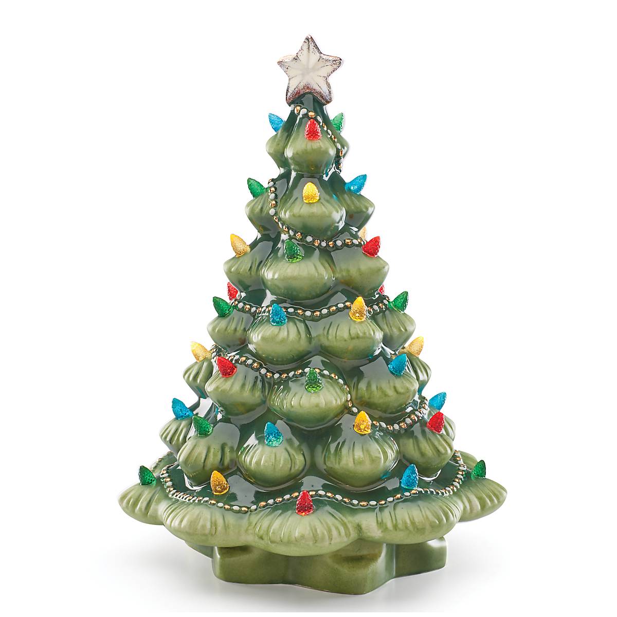 Lenox Heritage Lenox Heritage Treasured Traditions Green Lit Tree - Image 5