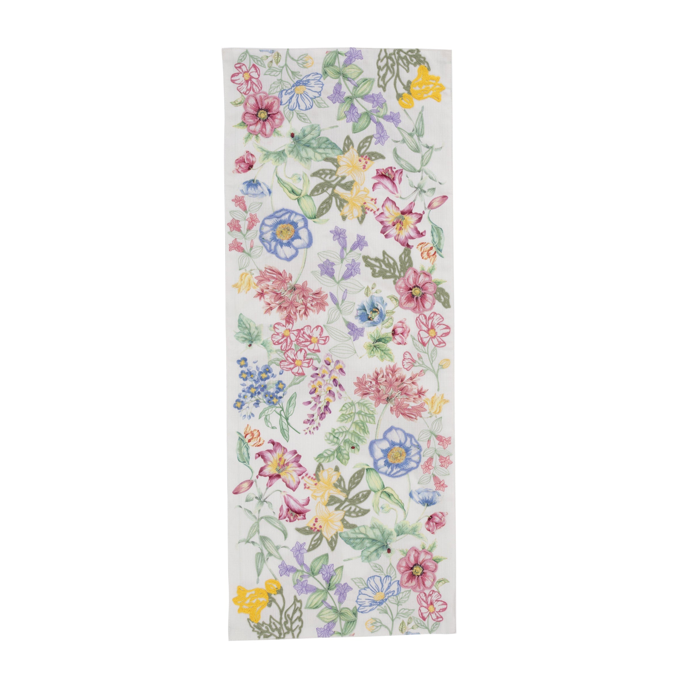 Lenox Heritage Lenox Heritage Butterfly Meadow Garden Embroidered Centerpiece Table Runner - Image 3