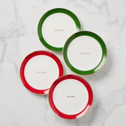 Lenox Heritage Lenox Heritage Evergreen Rim Accent Plates, Set of 4