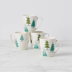 Lenox Heritage Lenox Heritage Balsam Lane Mugs, Set of 4