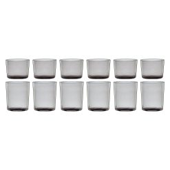 Alternative view of Lenox Heritage Lenox Heritage Stackables Smoke Short & Tall Glasses 12-Piece Set