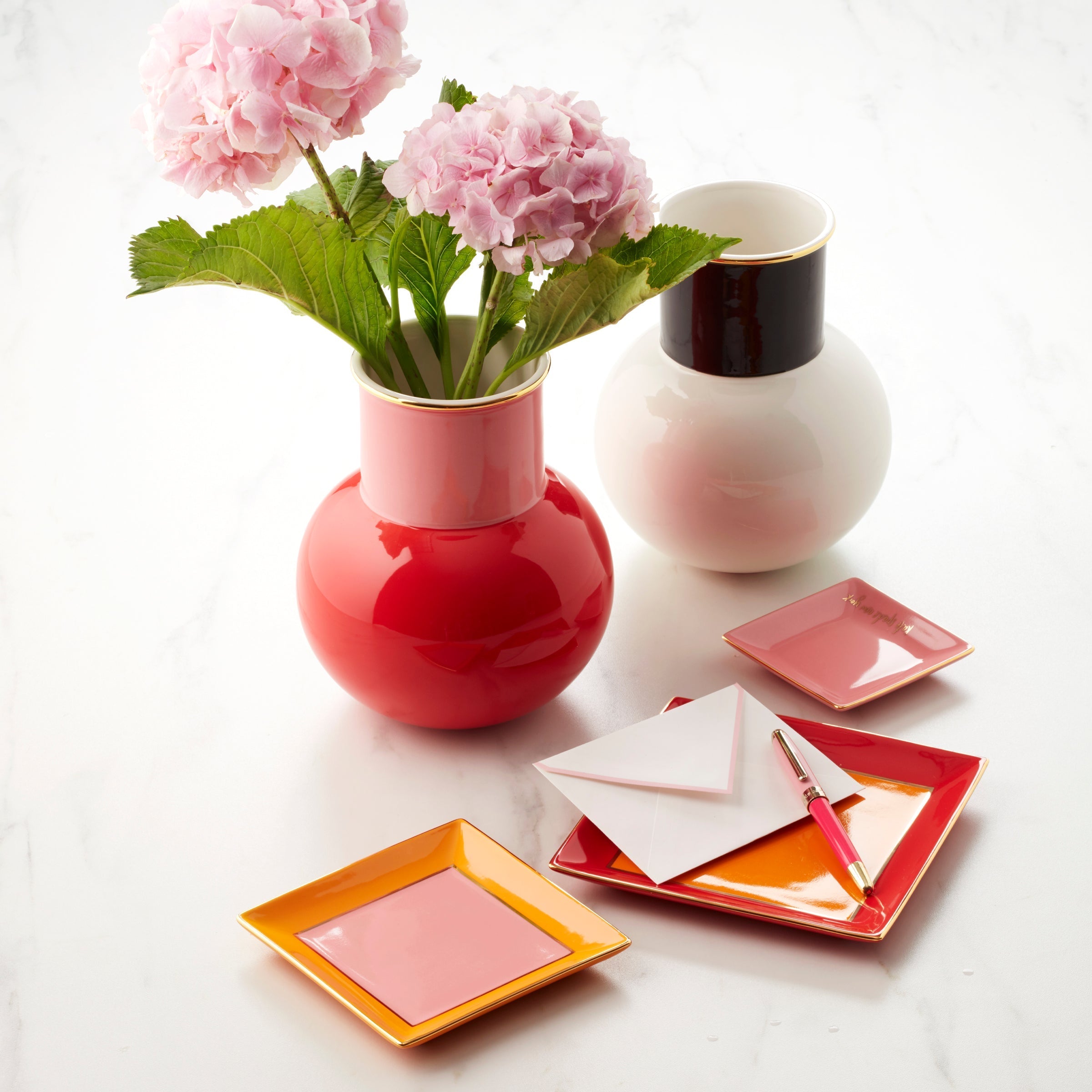 Lenox Heritage Lenox Heritage Make It Pop Warm Red 3-Piece Tray Set - Image 4