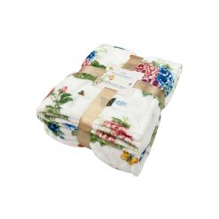 Alternative view of Lenox Heritage Lenox Heritage Butterfly Meadow Hydrangea Throw Blanket