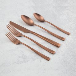 Alternative view of Lenox Heritage Lenox Heritage Marlise Copper Satin 20-Piece Flatware Set
