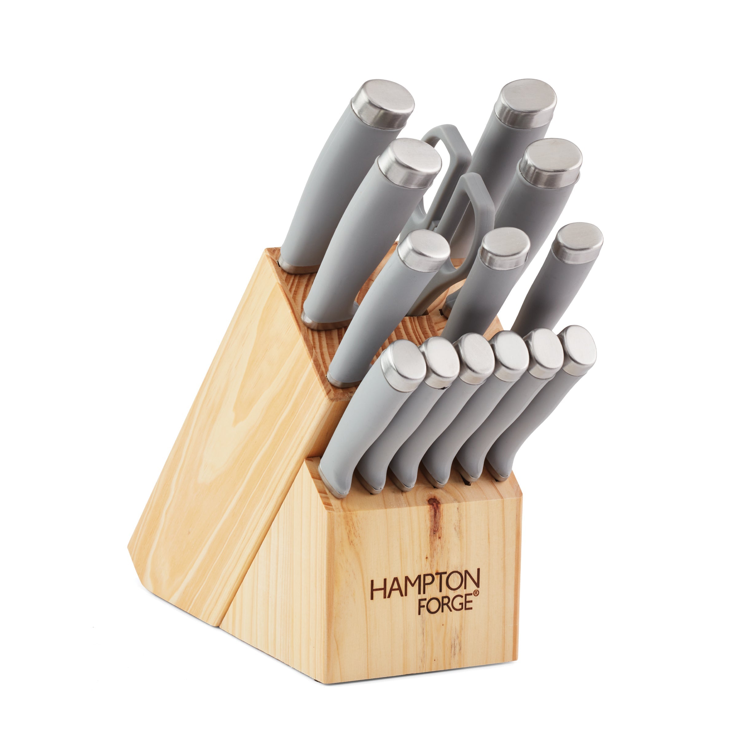 Lenox Heritage Lenox Heritage Epicure Cool Grey 15-Piece Cutlery Block Set - Image 6