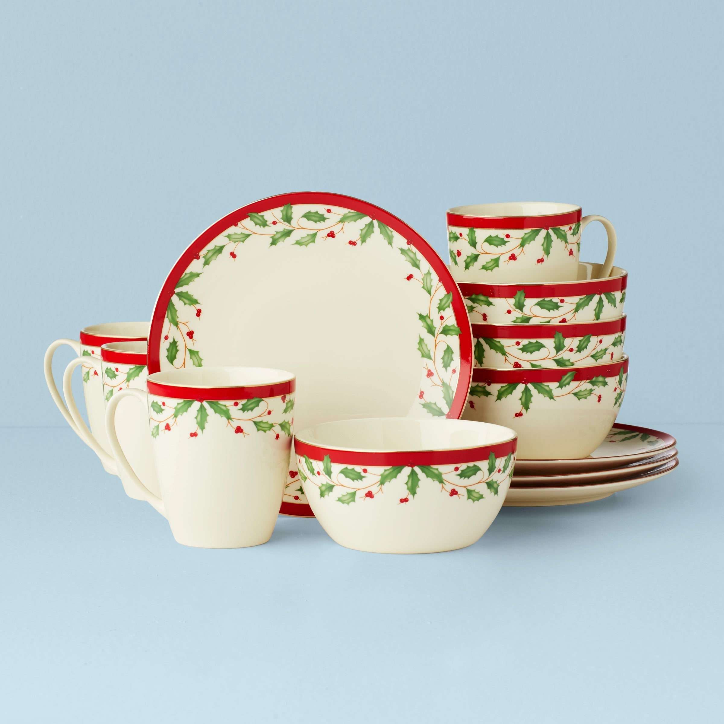 Lenox Heritage Lenox Heritage Holiday 12-Piece Dessert Set