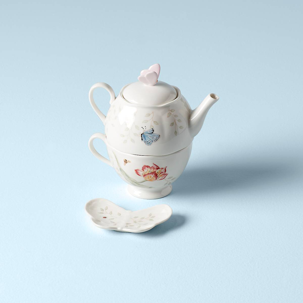 Lenox Heritage Lenox Heritage Butterfly Meadow 3-Piece Tea Set - Image 3