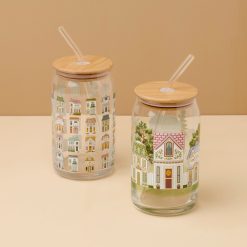 Lenox Heritage Lenox Heritage Lenox Spice Village Can Cooler Glasses, Set of 2