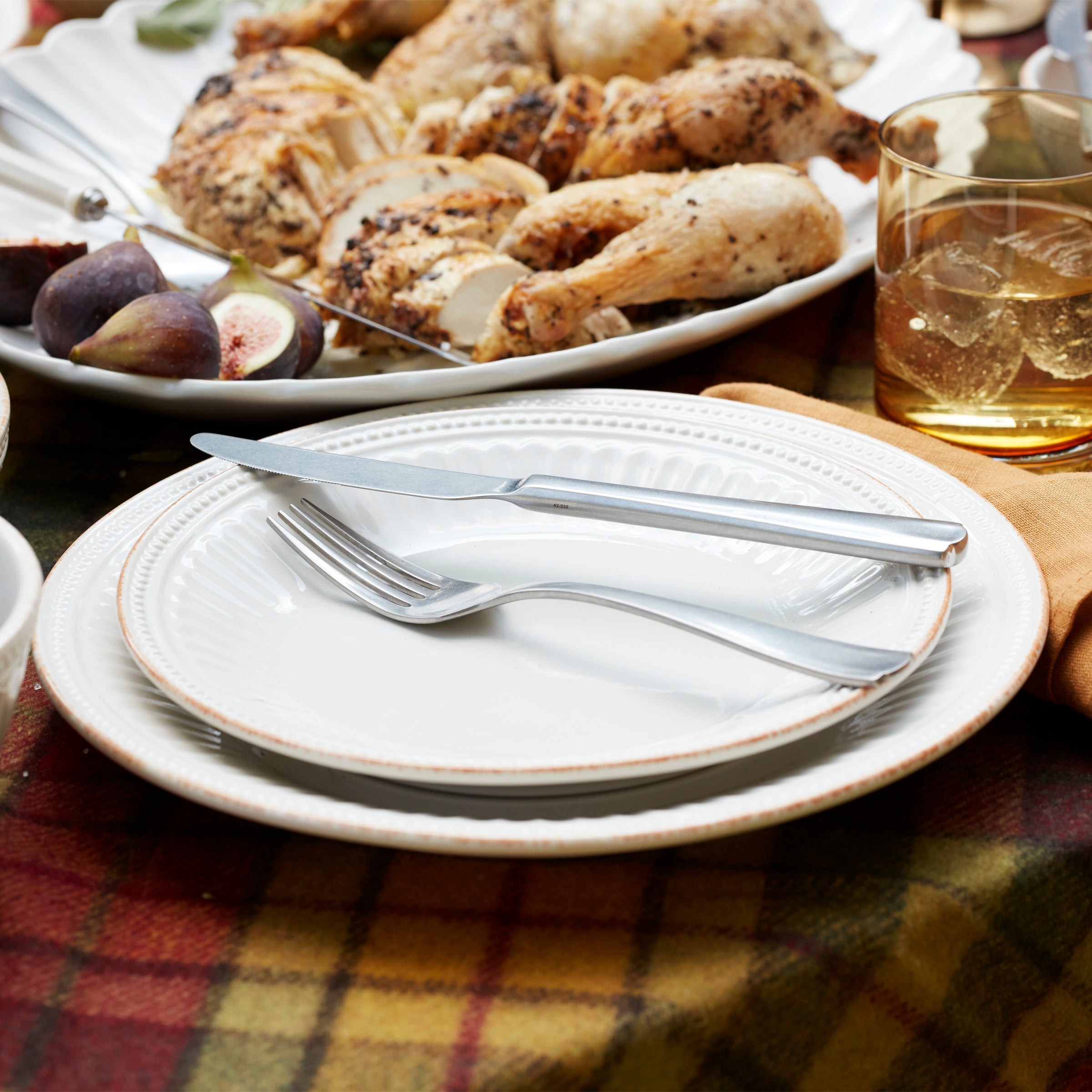 Lenox Heritage Lenox Heritage French Perle Groove White 12-Piece Dinnerware Set - Image 8