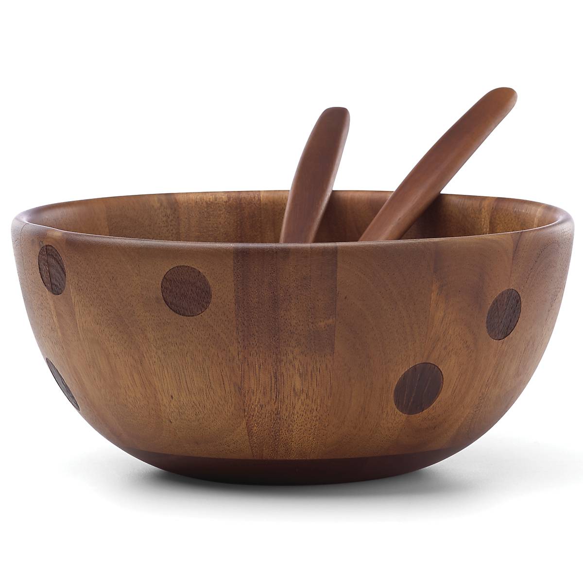 Lenox Heritage Lenox Heritage Deco Dot Salad Bowl with Servers - Image 2