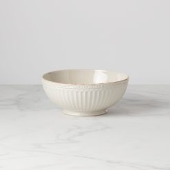 Lenox Heritage Lenox Heritage French Perle Groove White Medium Bowl