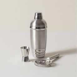 Lenox Heritage Lenox Heritage Tuscany Classics Stainless Steel Cocktail Shaker & Strainer Set