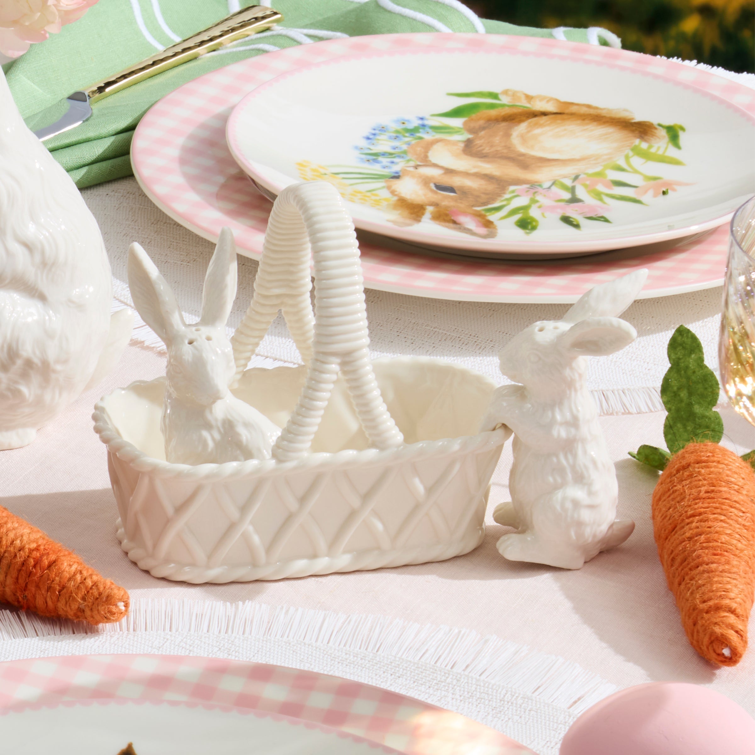Lenox Heritage Lenox Heritage Wicker Creek Bunny Salt & Pepper Set - Image 3