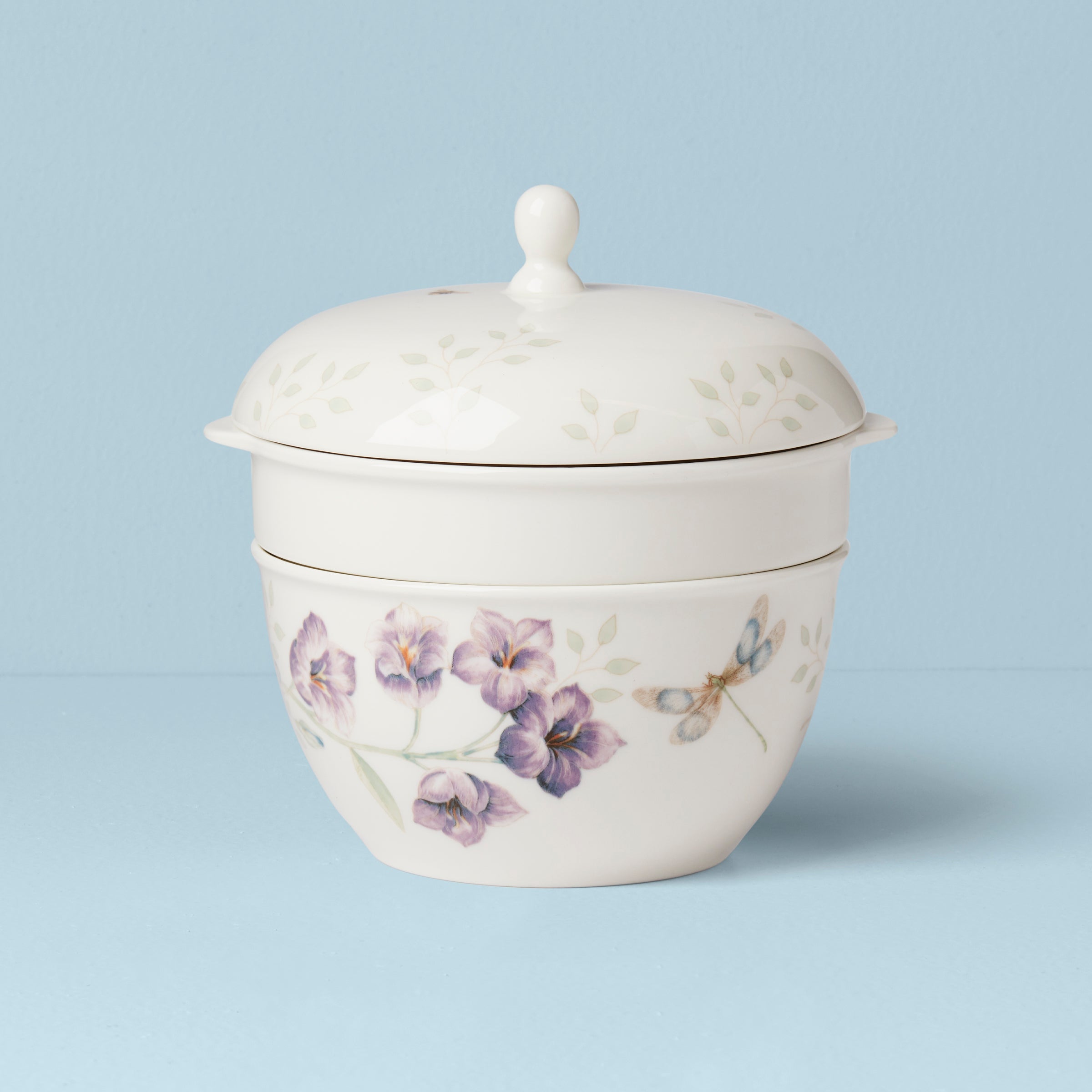Lenox Heritage Lenox Heritage Butterfly Meadow 3-Piece Stackable Bowl Set - Image 2