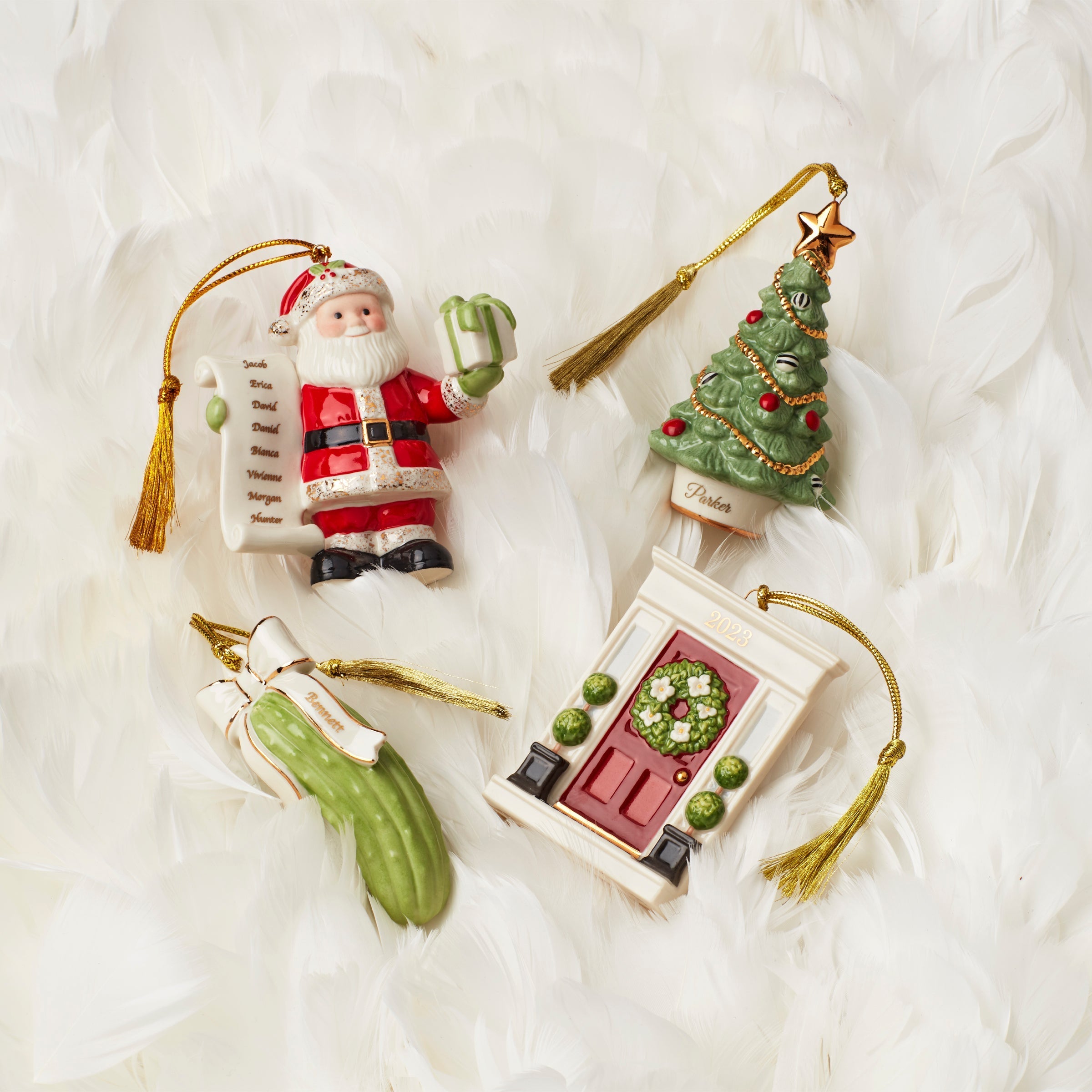 Lenox Heritage Lenox Heritage Personalized Naughty & Nice Ornament - Image 3