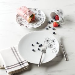 Alternative view of Lenox Heritage Lenox Heritage Garden Doodle Accent Plates, Set of 4