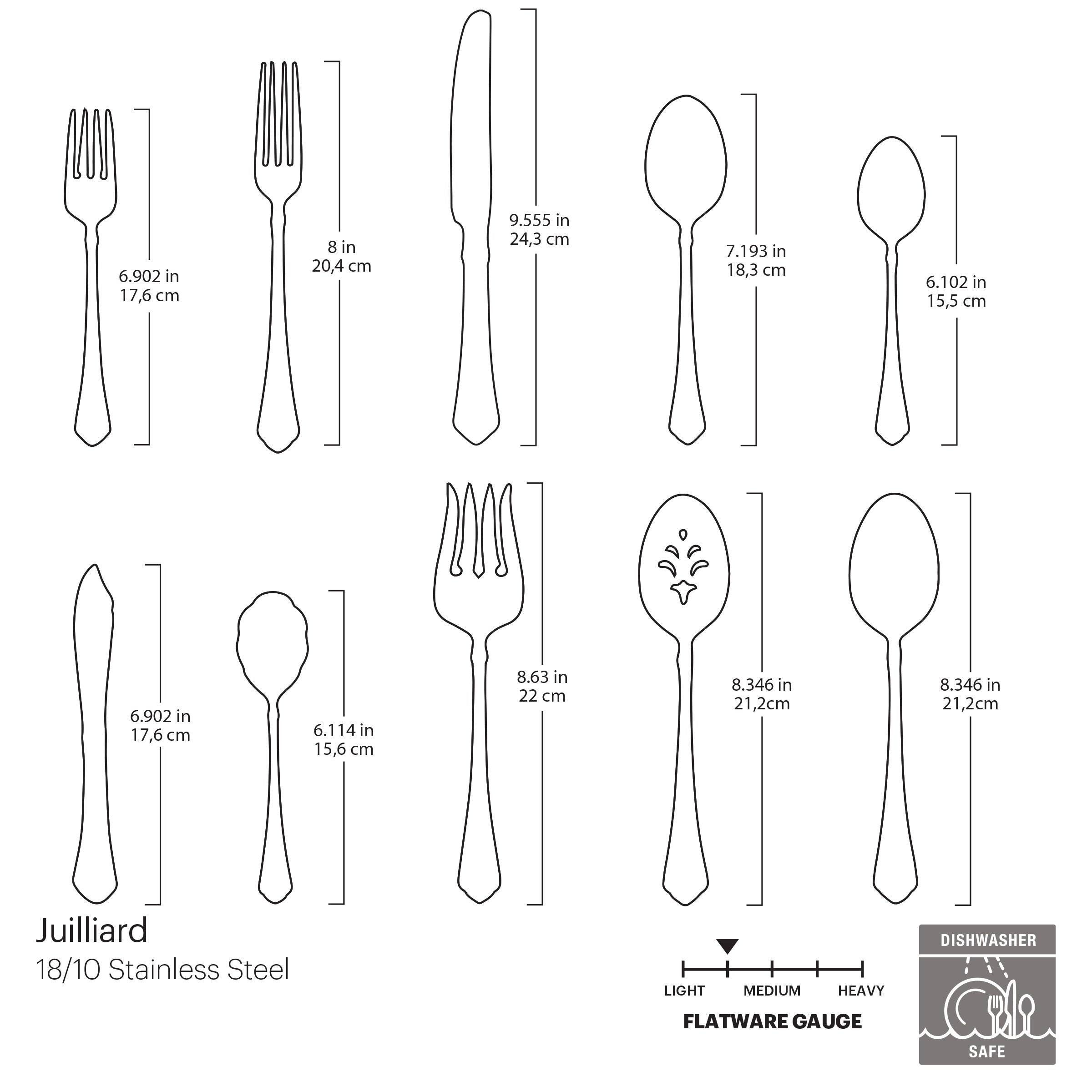 Lenox Heritage Lenox Heritage Juilliard 45-Piece Flatware Set - Image 2
