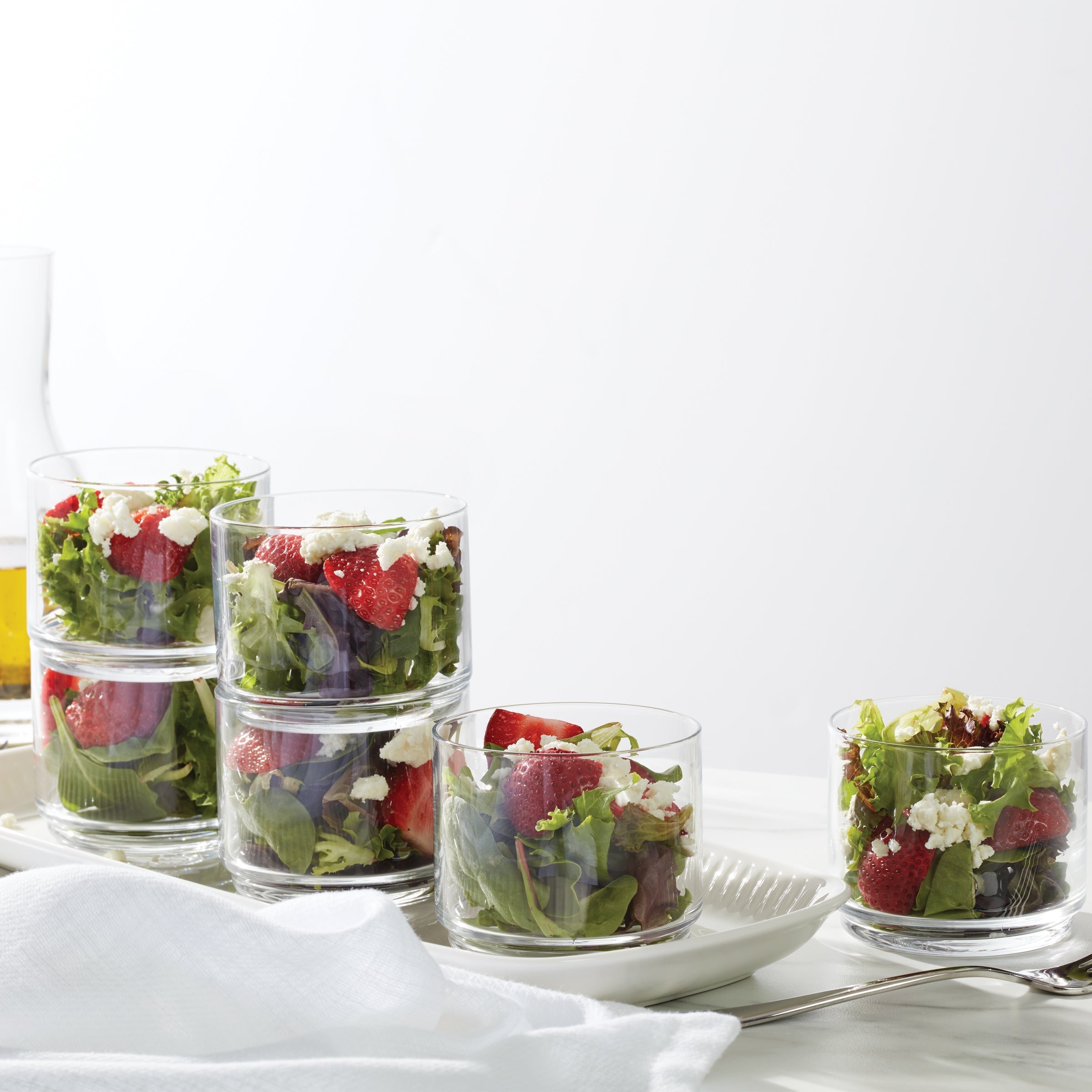 Lenox Heritage Lenox Heritage Tuscany Classics Stackable Clear Short Glasses, Set of 6 - Image 6