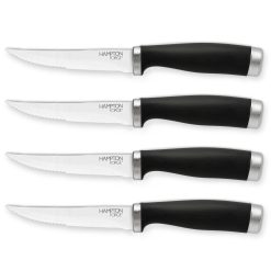 Lenox Heritage Lenox Heritage Epicure Black Steak Knives, Set of 4