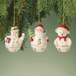 Lenox Heritage Lenox Heritage Jingle Bell Ornaments, Set of 3