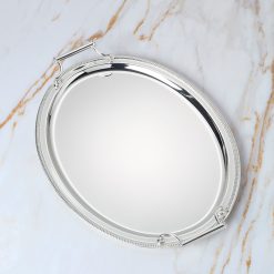 Lenox Heritage Lenox Heritage Gallery Oval Silverplate Tray with Handles