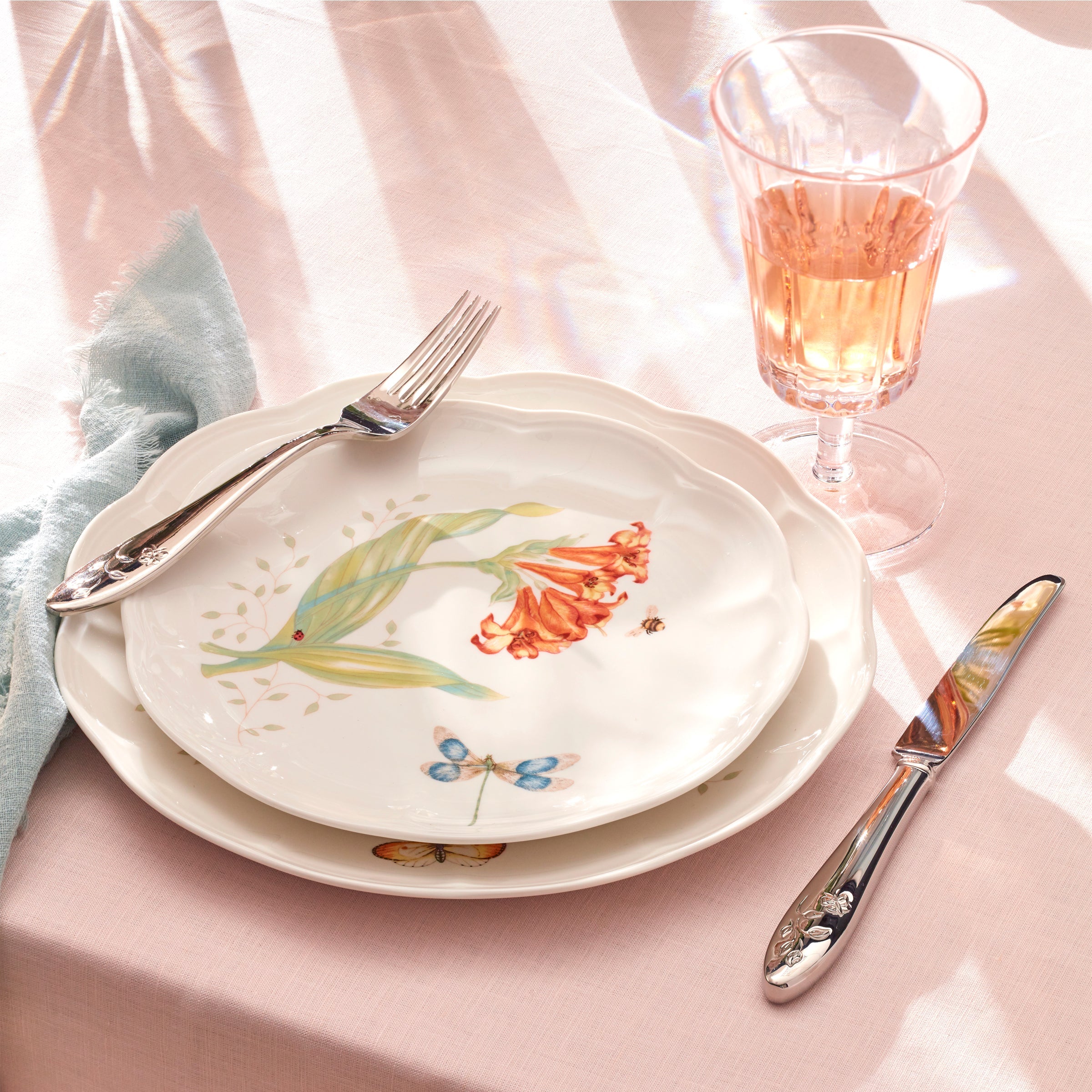 Lenox Heritage Lenox Heritage Butterfly Meadow 18-Piece Dinnerware Set - Image 3