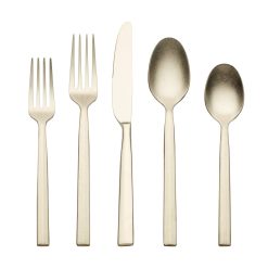 Lenox Heritage Lenox Heritage Aero Champagne Rumble 20-Piece Flatware Set