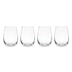 Lenox Heritage Lenox Heritage 5 O'Clock Stemless Wine Glasses, Set of 4